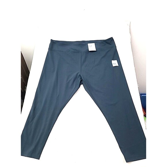 NEW NWT Ankle FLX Travel Friendly Active Leggings Womans Size 4X dark teal - Picture 1 of 5